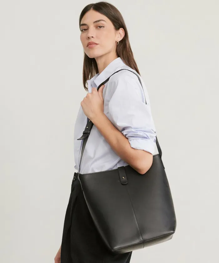 Handbags and Clutches Women Jenni Kayne Leather Bucket Bag Black