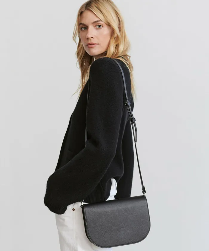 Handbags and Clutches Women Jenni Kayne Leather Sloane Bag Black