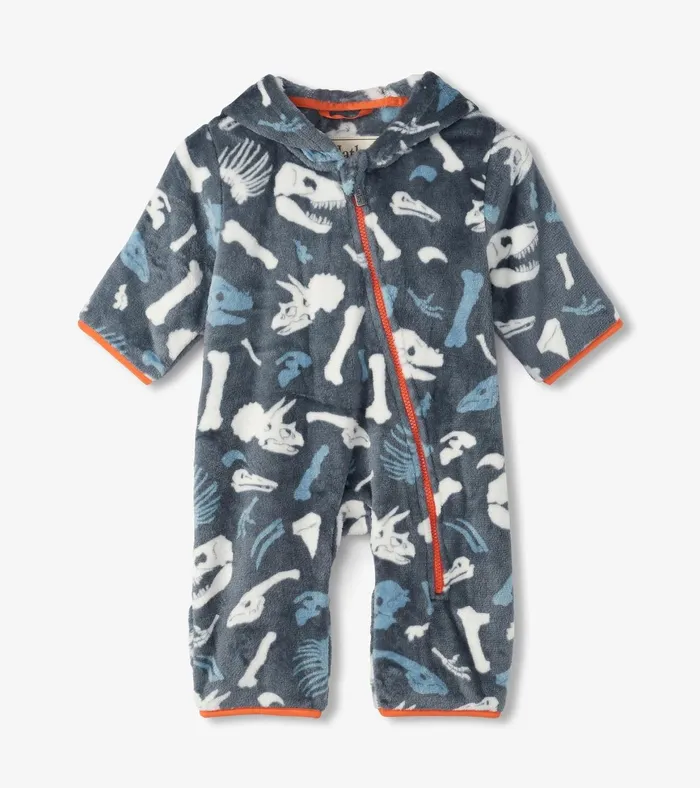 Hatley Baby Boys Dino Fossils Fleece Suit Baby and Toddler Sweaters