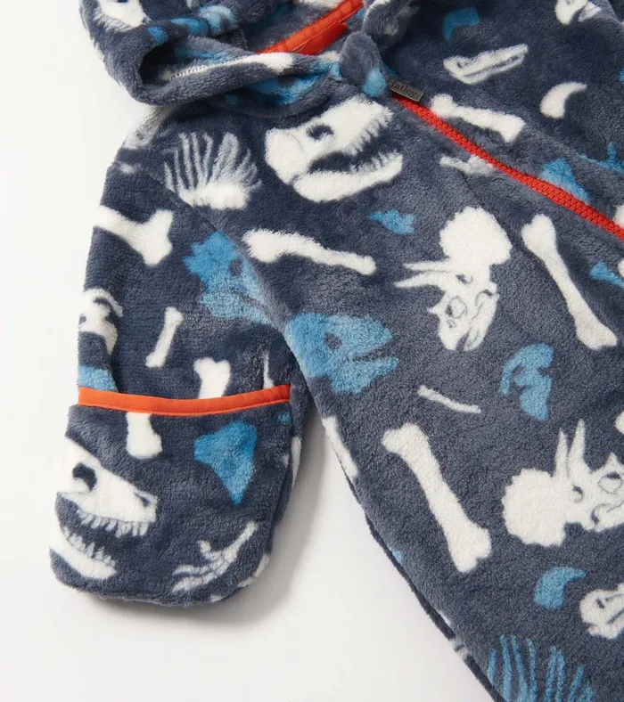 Hatley Baby Boys Dino Fossils Fleece Suit Baby and Toddler Sweaters