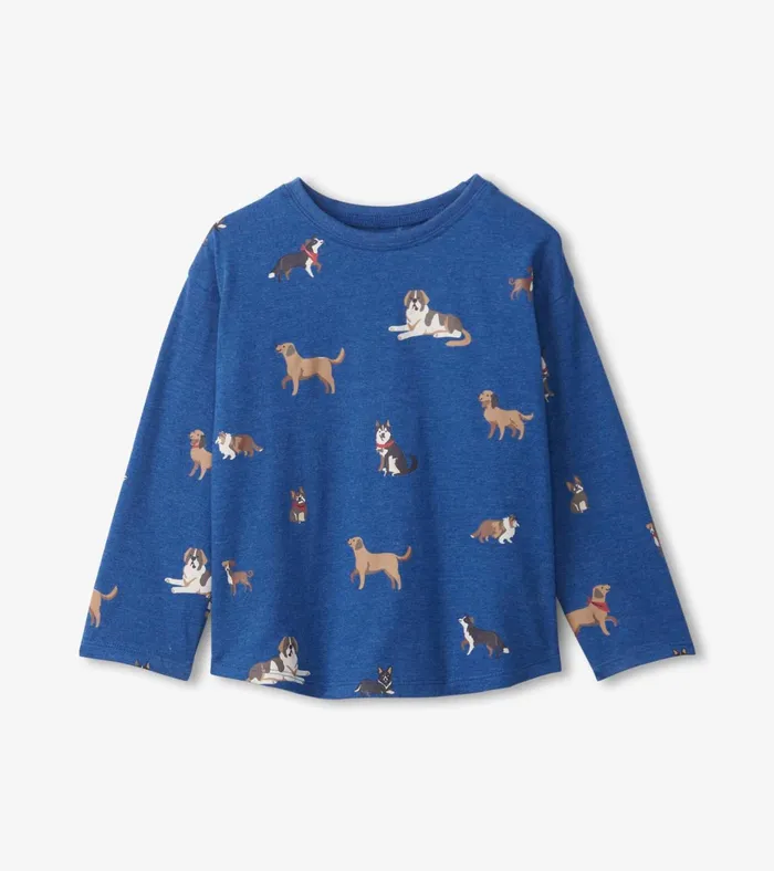 Hatley Bandana Dogs Long Sleeve TShirt Baby and Toddler Tops