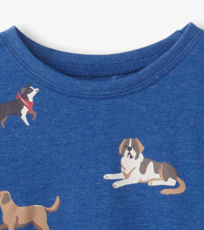 Hatley Bandana Dogs Long Sleeve TShirt Baby and Toddler Tops