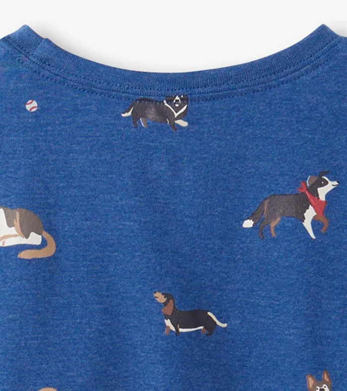 Hatley Bandana Dogs Long Sleeve TShirt Baby and Toddler Tops