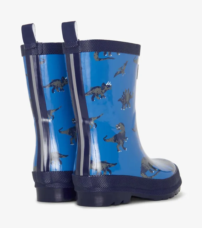 Hatley Boys Dinosaur Shiny Rain Boots BoysBaby and Toddler Rainwear