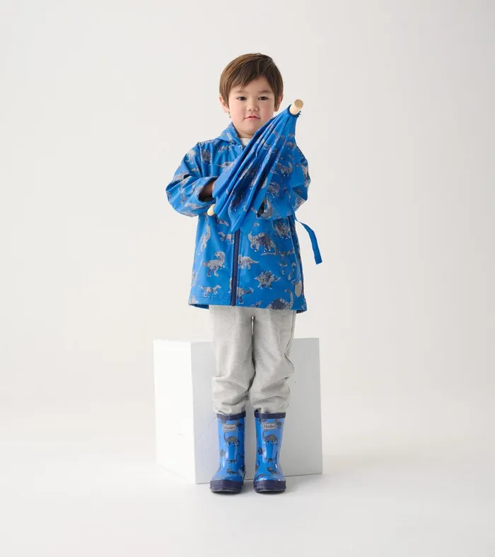 Hatley Boys Dinosaur Shiny Rain Boots BoysBaby and Toddler Rainwear