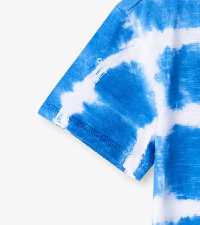 Hatley Boys Reptile Tie Dye Tee Boys Tops