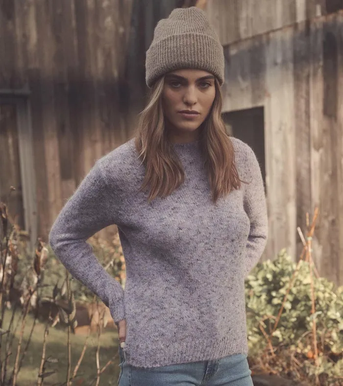 Hatley Everywhere Sweater 8211 Smokey Purple Women Sweaters