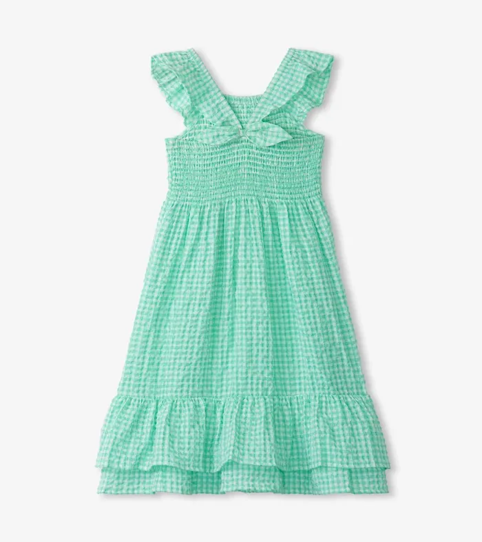 Hatley Girls Gingham Seersucker Smocked Dress Girls Dresses