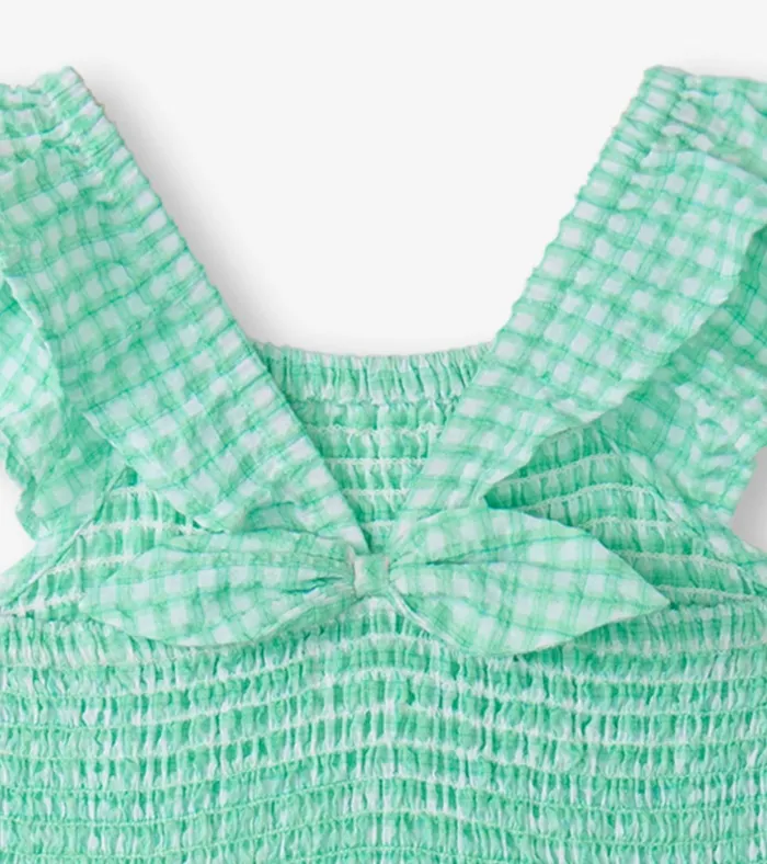 Hatley Girls Gingham Seersucker Smocked Dress Girls Dresses
