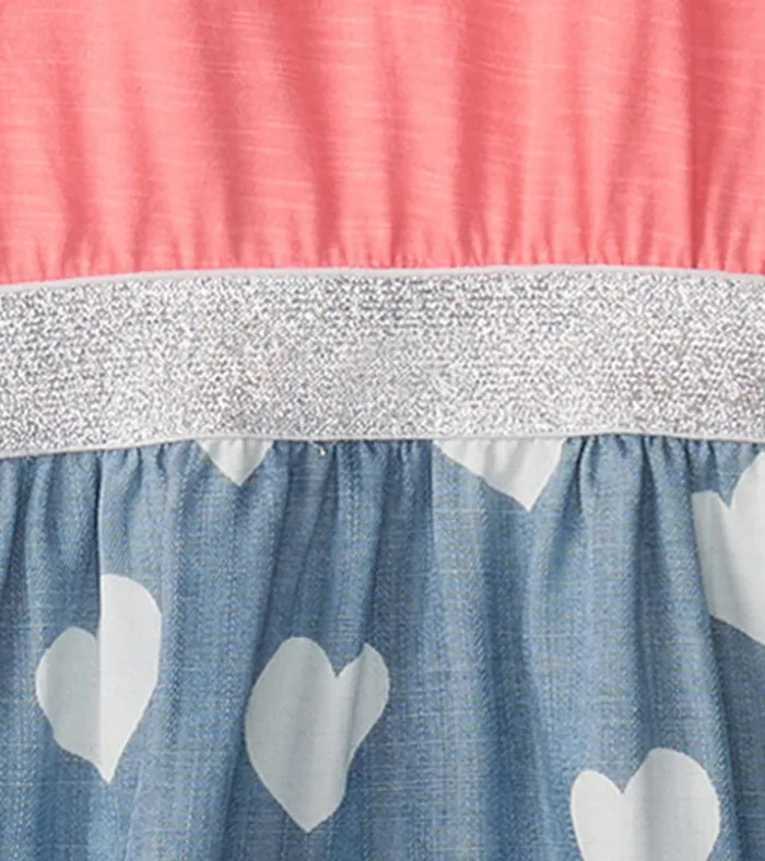 Hatley Girls Love Elastic Waist Dress Girls Dresses