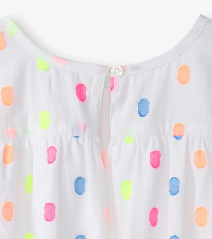 Hatley Girls Summer Dots Woven Play Dress Girls Dresses
