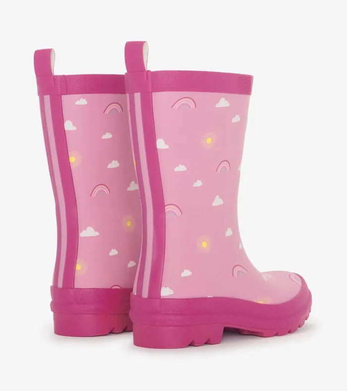 Hatley Girls Sun Charms Matte Rain Boots Girls Rainwear