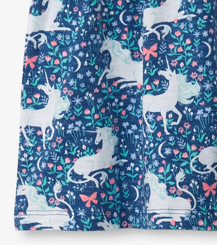 Hatley Girls Unicorn Garden Relaxed Dress Girls Dresses