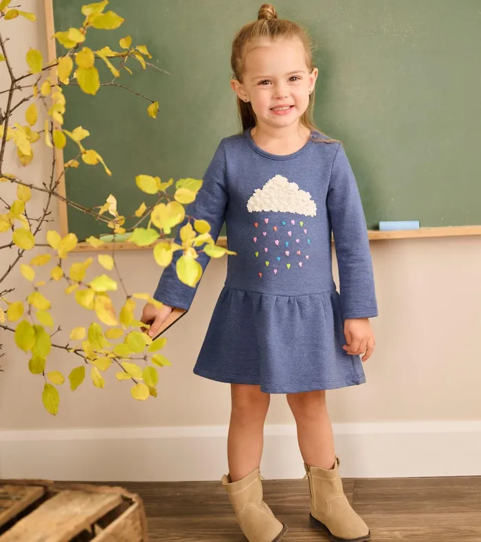 Hatley Heart Drops Flounce Skirt Dress Baby and Toddler Dresses