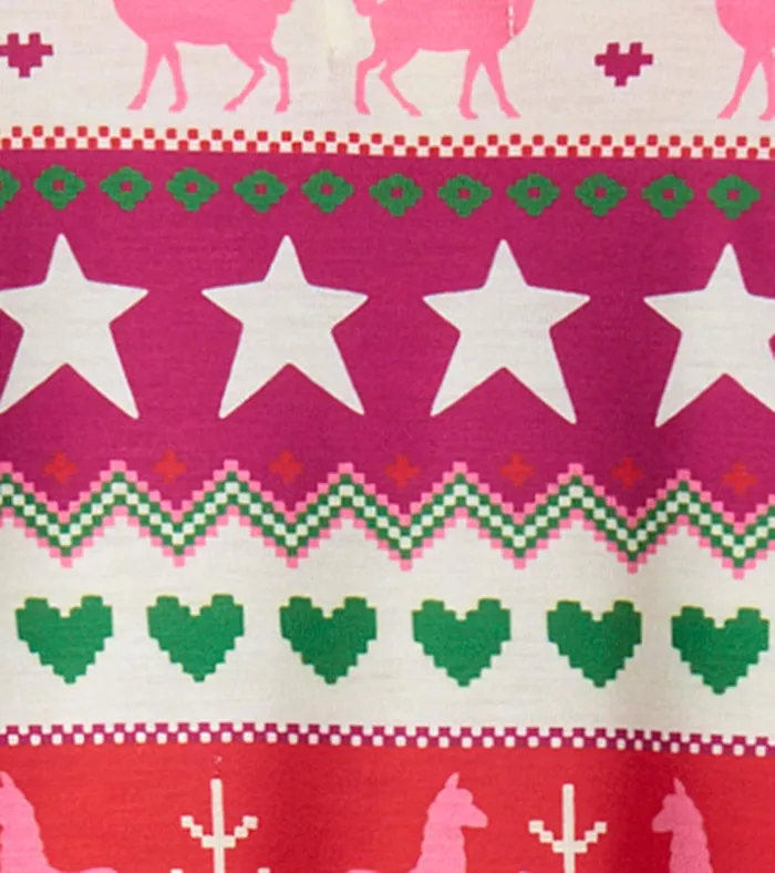 Hatley Holiday Fair Isle Long Sleeve Girls Nightgown Girls Sleepwear