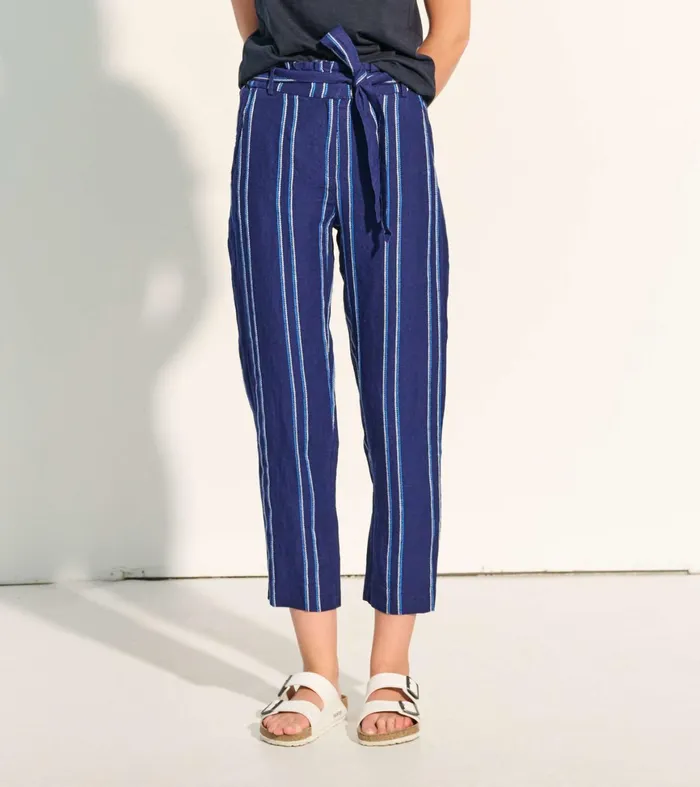 Hatley Paper Bag Pants 8211 Beach Stripes Women Bottoms