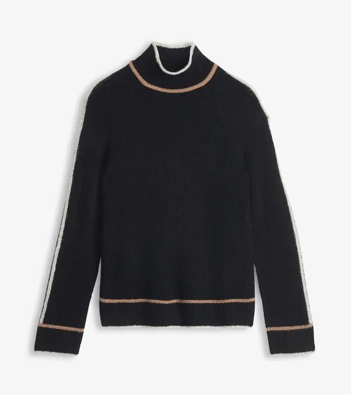 Hatley Raglan Pullover 8211 Black Women Sweaters