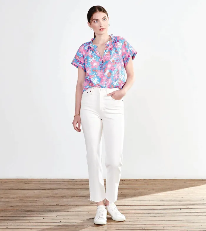 Hatley Sylvie Blouse 8211 Wild Garden Women Tops