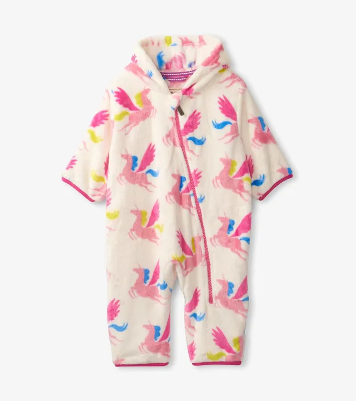 Hatley Unicorns Baby Fleece Suit Baby and Toddler Sweaters