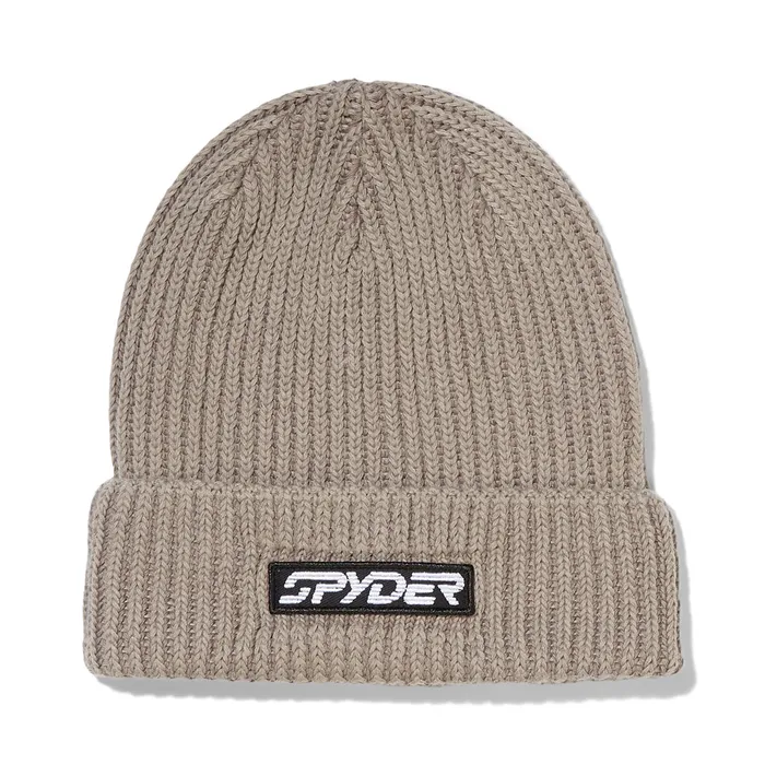 Hats Mens Spyder Groomers Beanie 8211 Desert Taupe