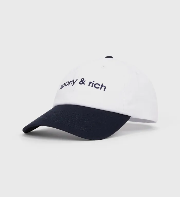 Hats Women Sporty and Rich Avant Garde Hat 8211 WhiteNavy