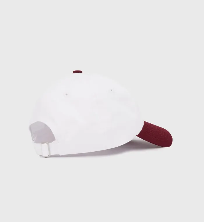 Hats Women Sporty and Rich Wellness Club Hat 8211 WhiteMerlot