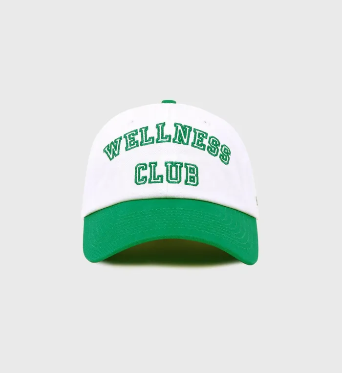 Hats Women Sporty and Rich Wellness Club Hat 8211 WhiteVerde