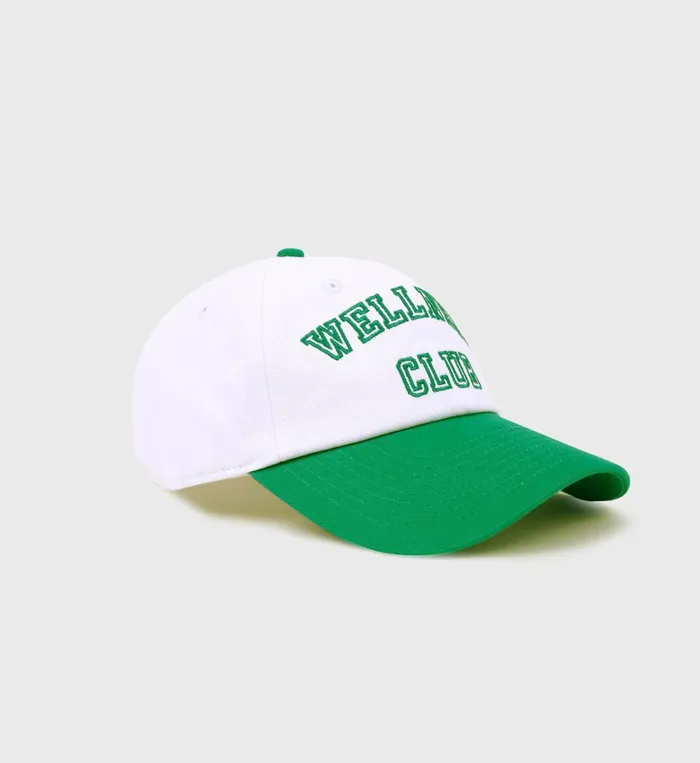 Hats Women Sporty and Rich Wellness Club Hat 8211 WhiteVerde