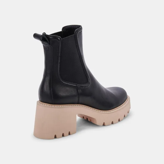 Hawk H2O Booties Black Leather Black Leather H2o Women Dolce Vita Boots and Booties
