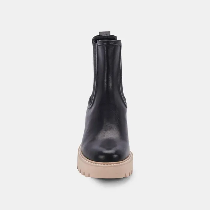 Hawk H2O Booties Black Leather Black Leather H2o Women Dolce Vita Boots and Booties