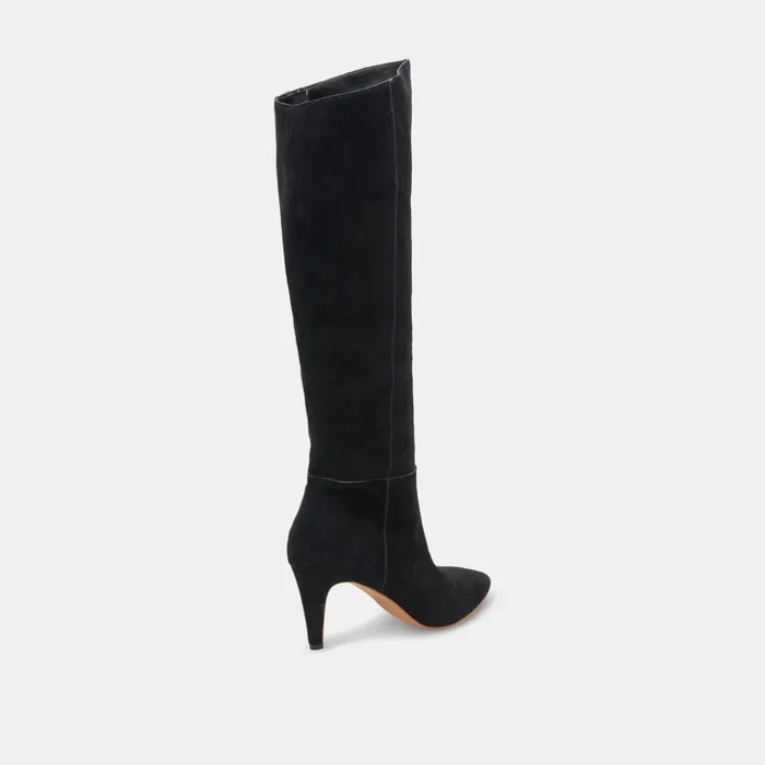 Haze Boots Onyx Suede Women Dolce Vita Boots and Booties
