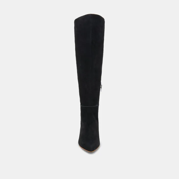 Haze Boots Onyx Suede Women Dolce Vita Boots and Booties