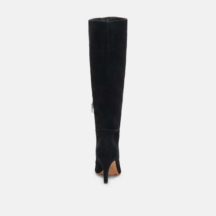 Haze Boots Onyx Suede Women Dolce Vita Boots and Booties