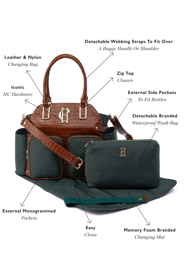 Holland Cooper Baby Changing Bags Women Thames Changing Bag Racing Green