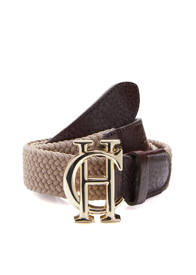 Holland Cooper Belts Women HC Heritage Belt Taupe Holland Cooper Belts Women HC Heritage Belt Taupe