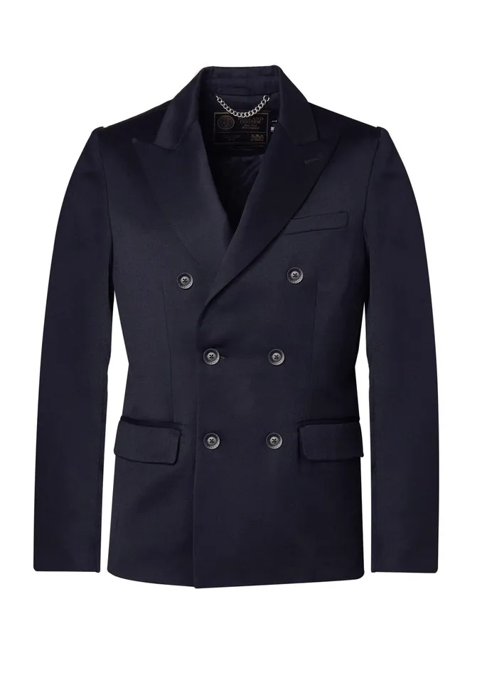 Holland Cooper Blazers Men The Double Breasted Blazer Navy Barathea Holland Cooper Blazers Men The Double Breasted Blazer Navy Barathea