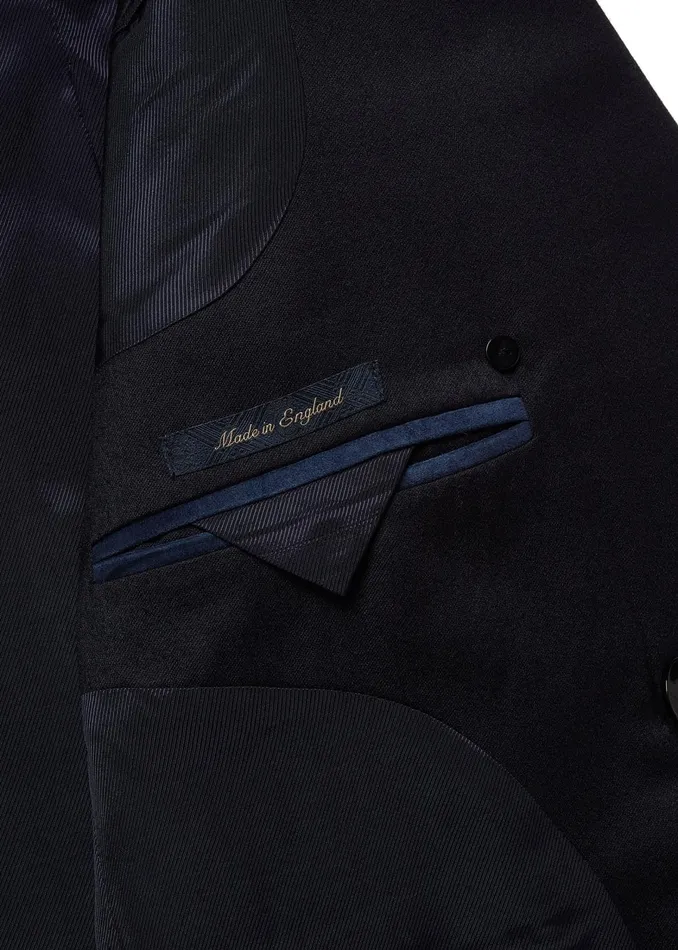 Holland Cooper Blazers Men The Double Breasted Blazer Navy Barathea Holland Cooper Blazers Men The Double Breasted Blazer Navy Barathea