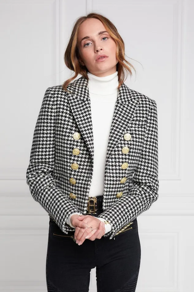 Holland Cooper Blazers Women Brompton Jacket Houndstooth