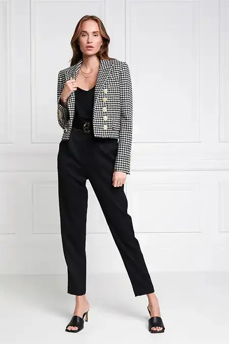 Holland Cooper Blazers Women Brompton Jacket Houndstooth