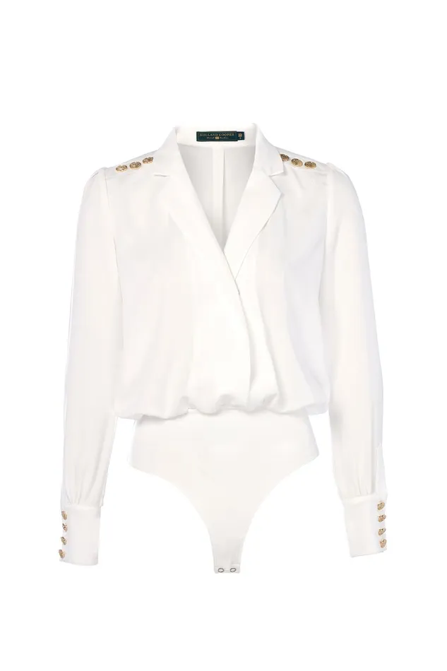 Holland Cooper Bodysuits Women Cupro Shirt Bodysuit