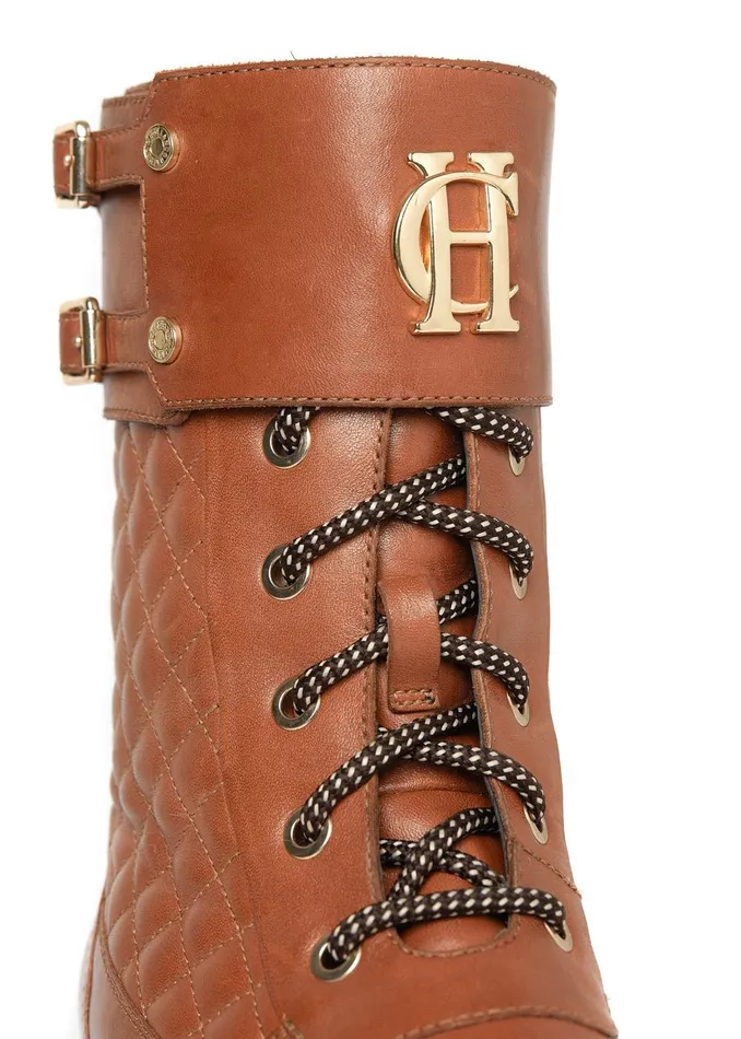 Holland Cooper Boots Women Camden Biker Boot Tan Holland Cooper Boots Women Camden Biker Boot Tan