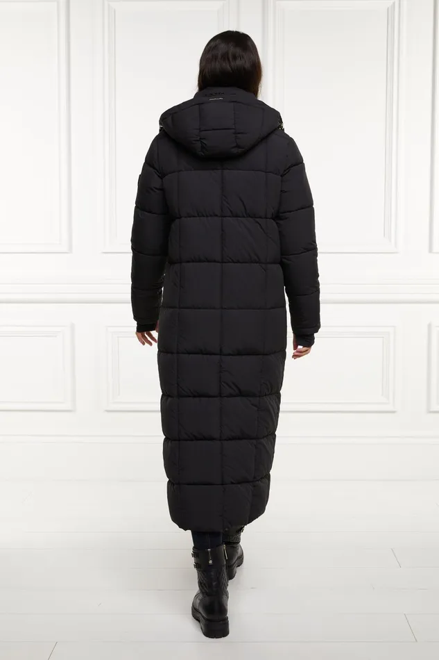 Holland Cooper Coats Women Carrington Longline Coat Black Holland Cooper Coats Women Carrington Longline Coat Black
