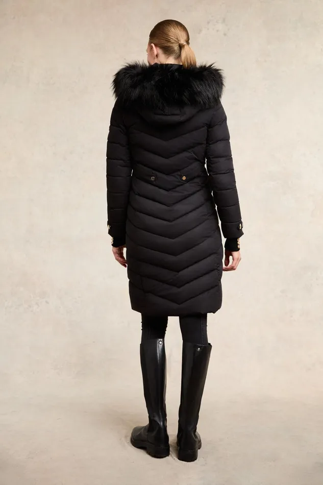 Holland Cooper Coats Women Chamonix Coat Black Holland Cooper Coats Women Chamonix Coat Black