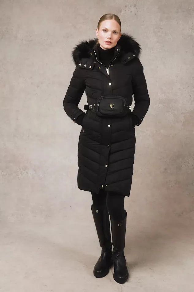 Holland Cooper Coats Women Chamonix Coat Black Holland Cooper Coats Women Chamonix Coat Black