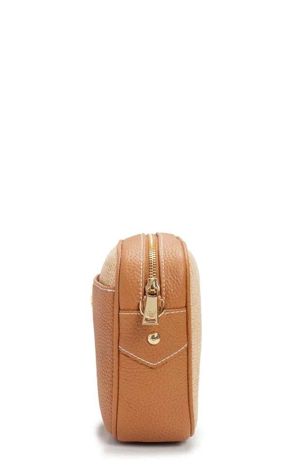 Holland Cooper Crossbody Bags Women Soho Camera Bag Tan Raffia Holland Cooper Crossbody Bags Women Soho Camera Bag Tan Raffia