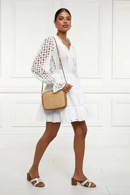 Holland Cooper Crossbody Bags Women Soho Camera Bag Tan Raffia Holland Cooper Crossbody Bags Women Soho Camera Bag Tan Raffia