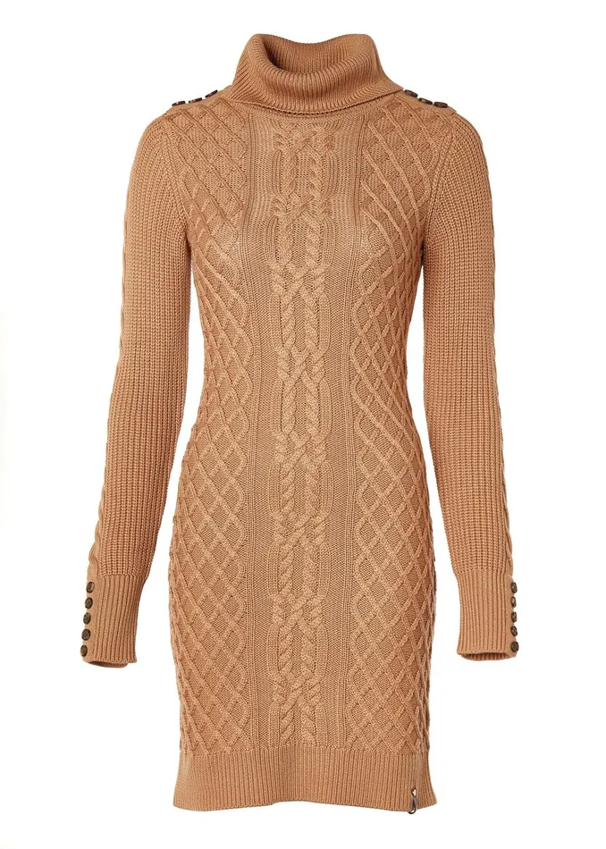 Holland Cooper Dresses Women Country Roll Neck Dress Holland Cooper Dresses Women Country Roll Neck Dress