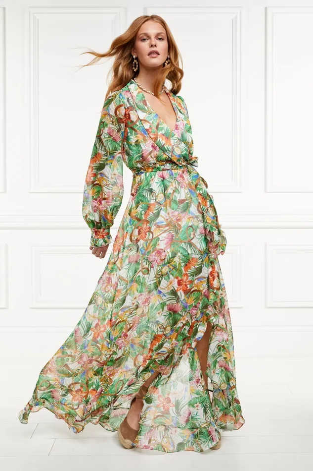 Holland Cooper Dresses Women Ellisa Maxi Dress St Lucia