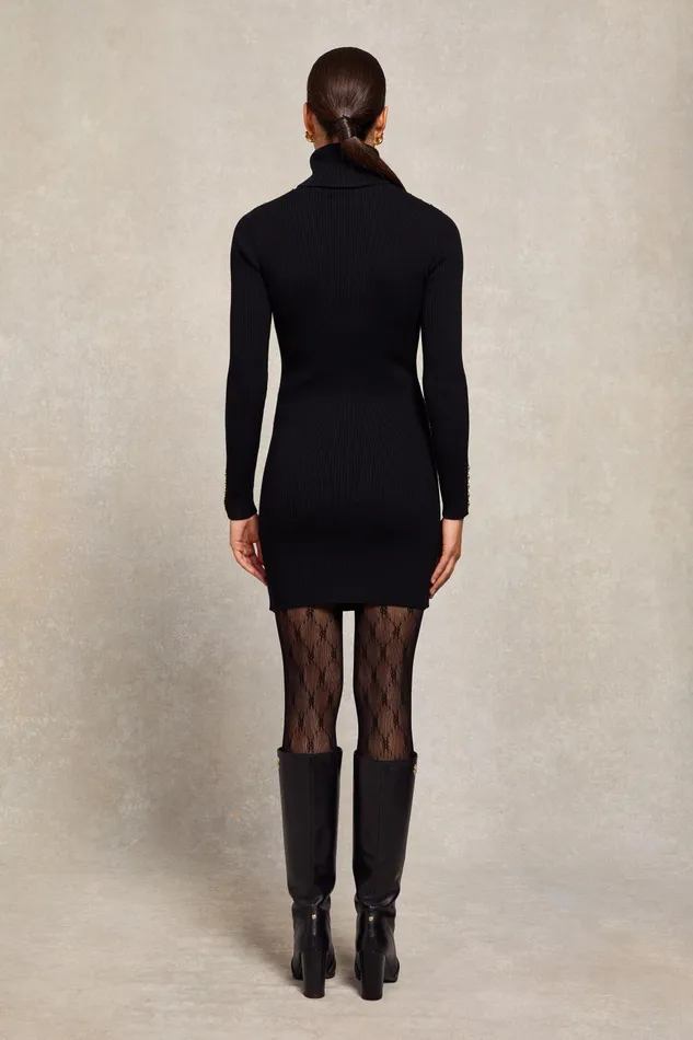 Holland Cooper Dresses Women Kensington Jumper Dress Black Holland Cooper Dresses Women Kensington Jumper Dress Black