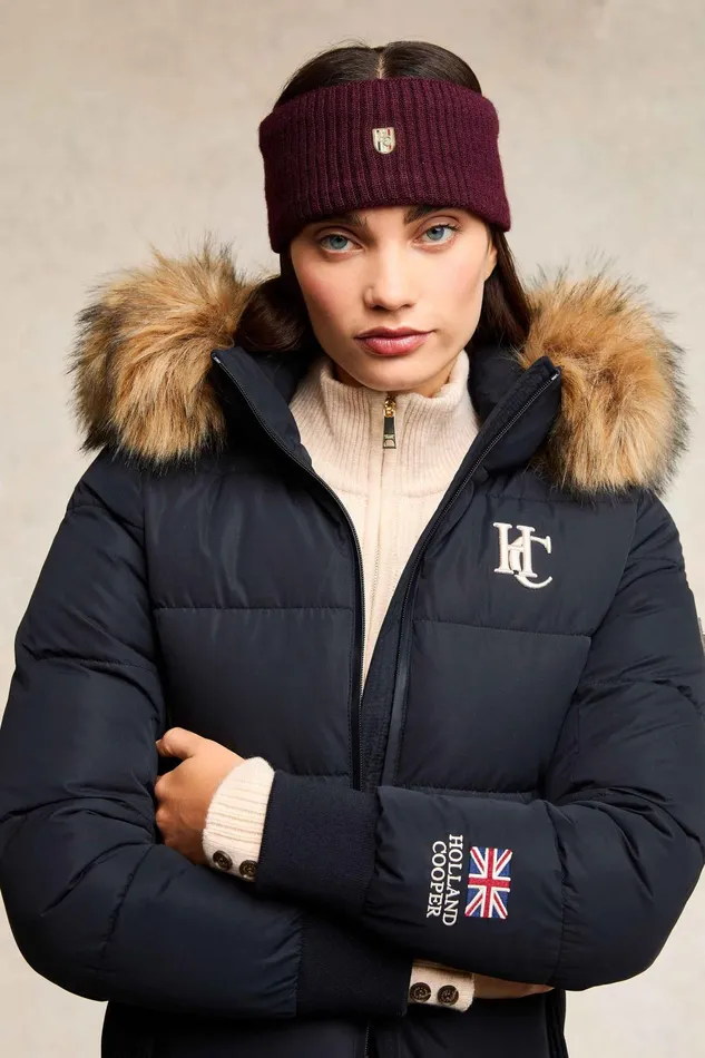 Holland Cooper Hats and Headbands Women Burghley Headband Aubergine